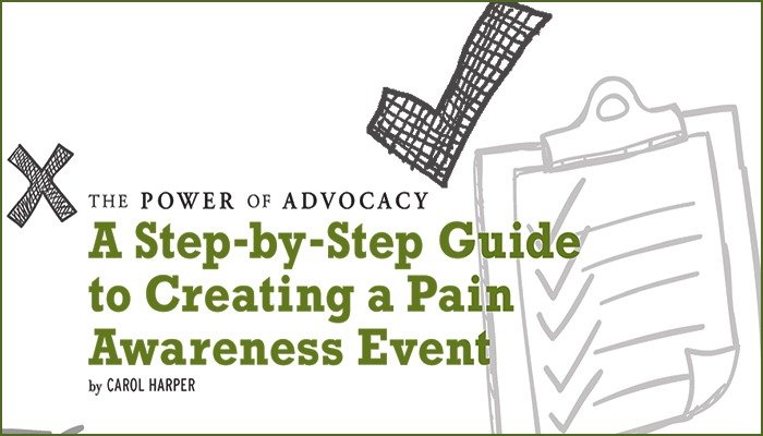Advocacy—Creating a Pain Awareness Event