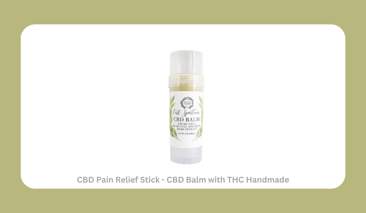 CBD Pain Relief Stick - CBD Balm with THC Handmade