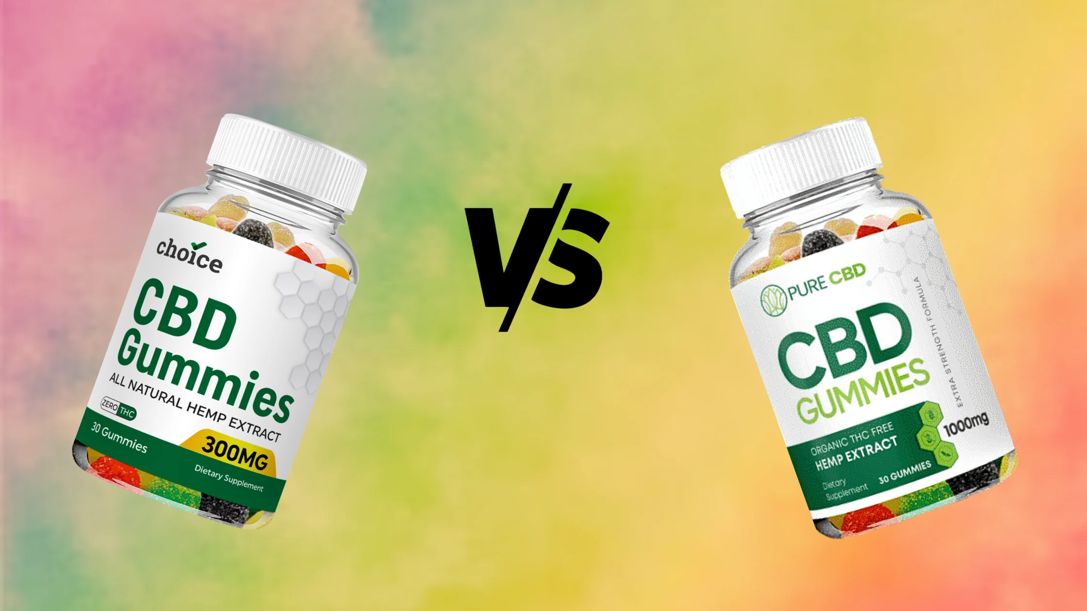 Choice CBD Gummies vs Pure CBD Gummies