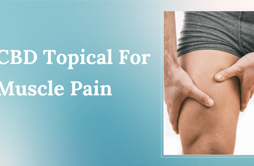 CBD Topical For Muscle Pain: How CBD Topicals Work For Muscle Pain Relief?